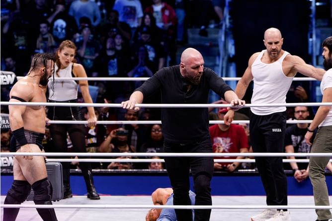 Death Riders member survives a scare in first-time-ever match on AEW Collision