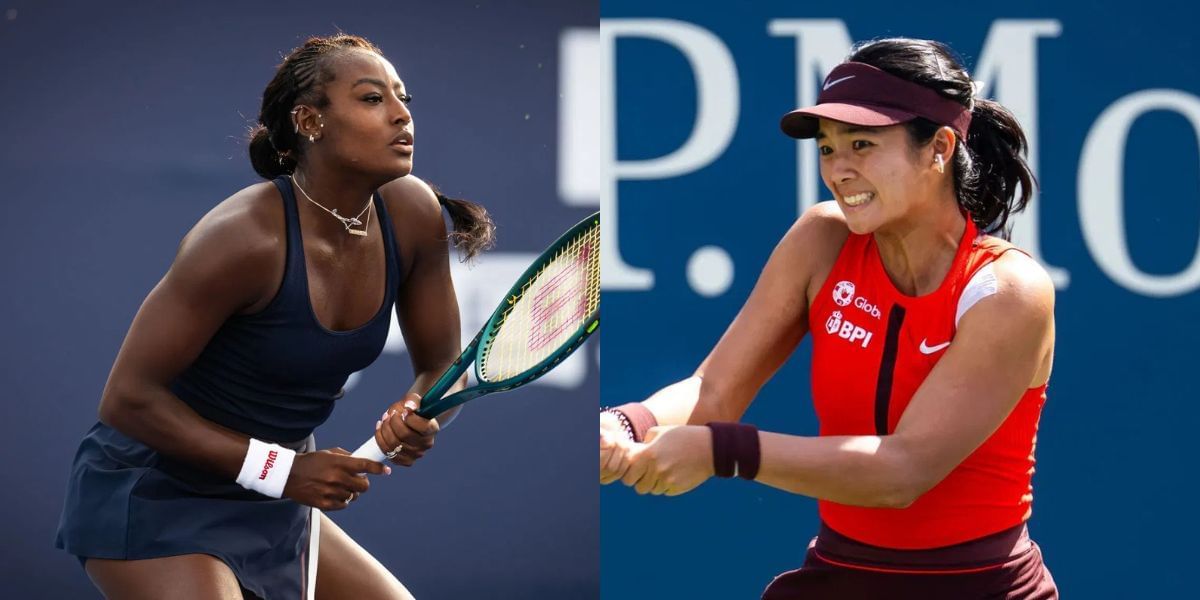 Alycia Parks and Alexandra Eala