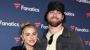 Jake Ferguson's fiancée Haley shows off diamond-engraved engagement ring while sharing glimpse of gameday fit for Cowboys vs. Jets