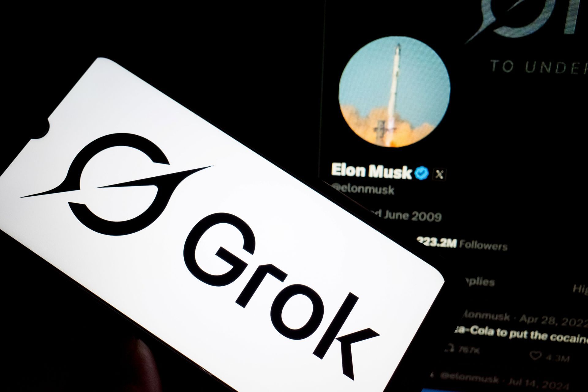 Elon Musk&#039;s Grok (Images via Getty)
