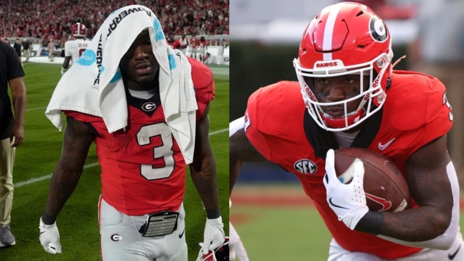 Georgia running back Nate Frazier