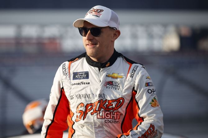 Parker Kligerman shares a cheeky response after learning his NASCAR 25 game rating