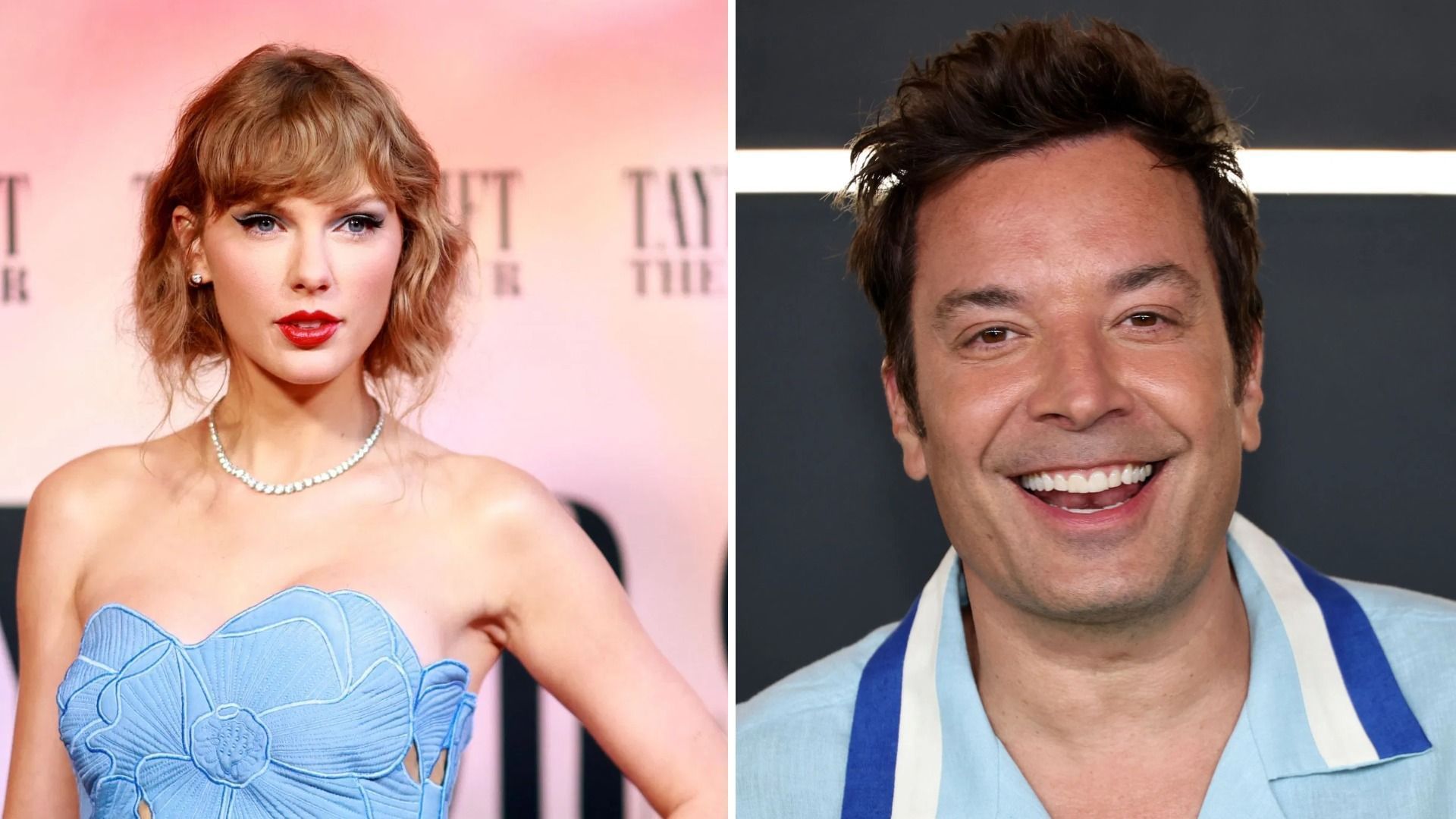Taylor Swift and Jimmy Fallon (Image via Getty)