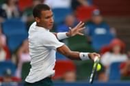 Auger-Aliassime in action (Getty)