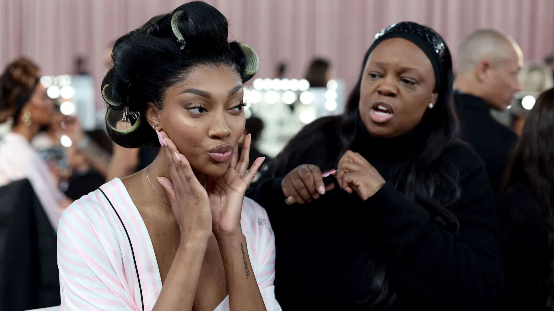 Fans erupt as model blasts Angel Reese getting runway spotlight at Victoria