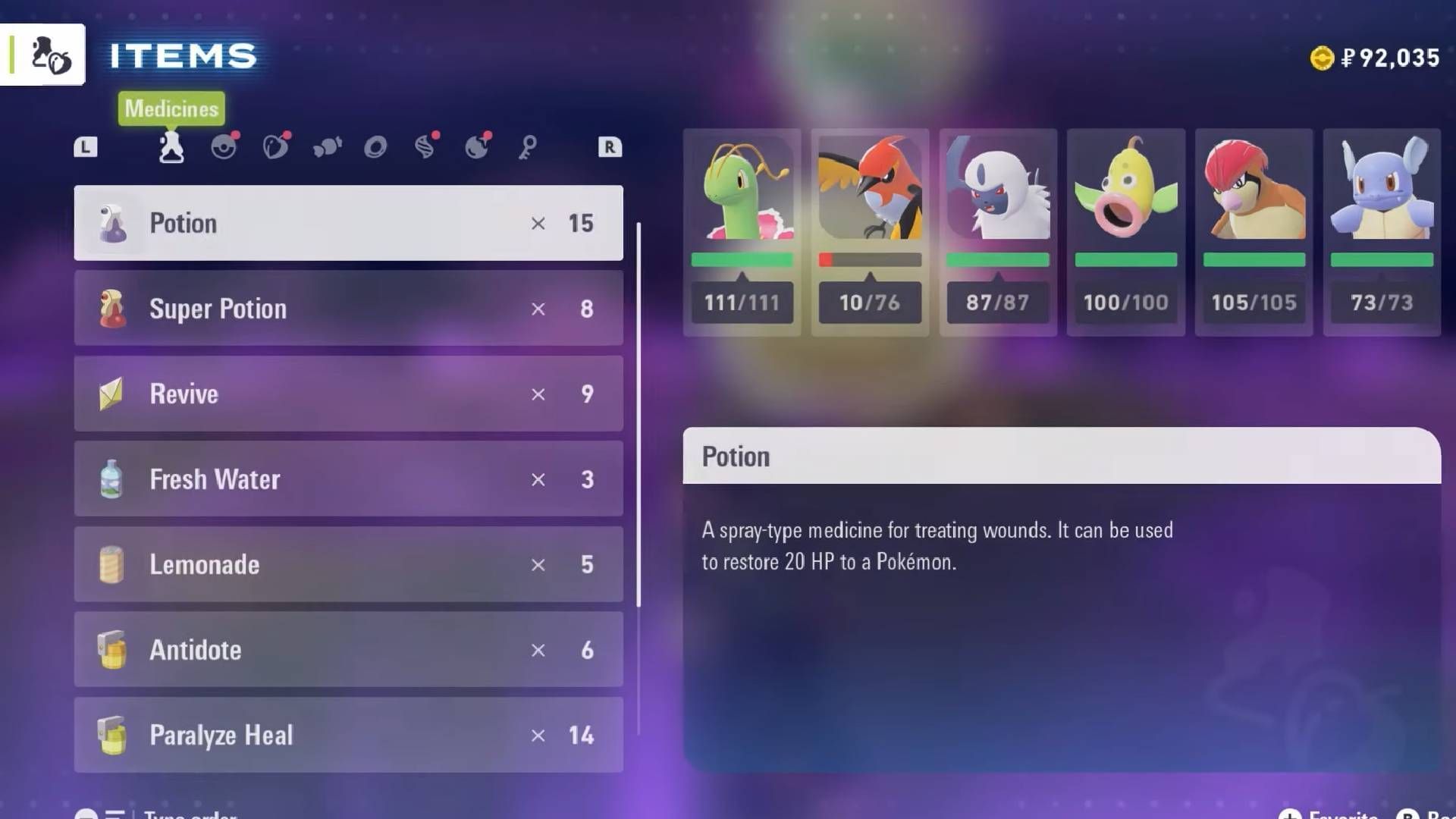 Use the items and types of Pokemon to win the battle (Image via TPC || YouTube@Release-Fire)