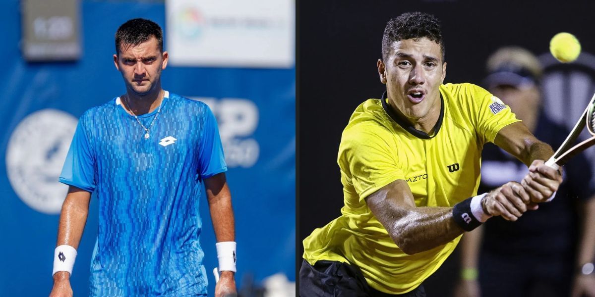 Tomas Barrios Vera vs Mateus Alves is one of the quarterfinal matches at the Cali Open 2025. (Photos: Getty)