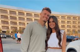 Ladd McConkey's wife Sydney enjoys morning walk with pet dog while WR trains for Chargers' upcoming game vs Dolphins [PICS]