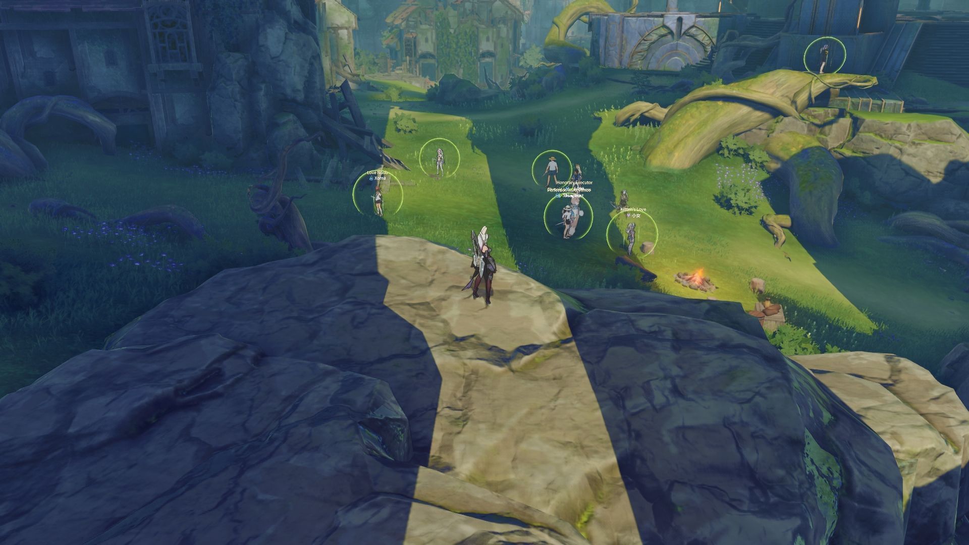 AFK farming is the best way to collect Void Residue in Blue Protocol (Image via A Plus)