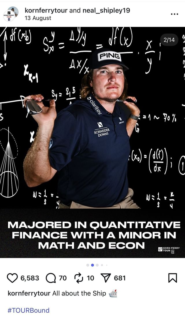 Image via Shipley’s Instagram feed _ Source: Instagram/@neal_shipley19