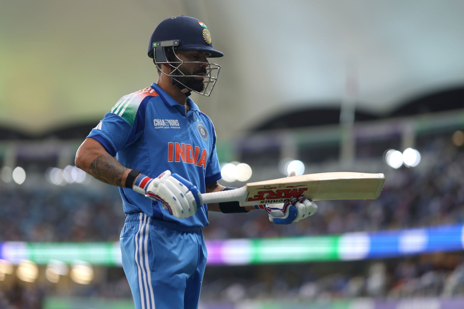 Virat Kohli was dismissed by Mitchell Starc in the first ODI against Australia. [P/C: Getty]