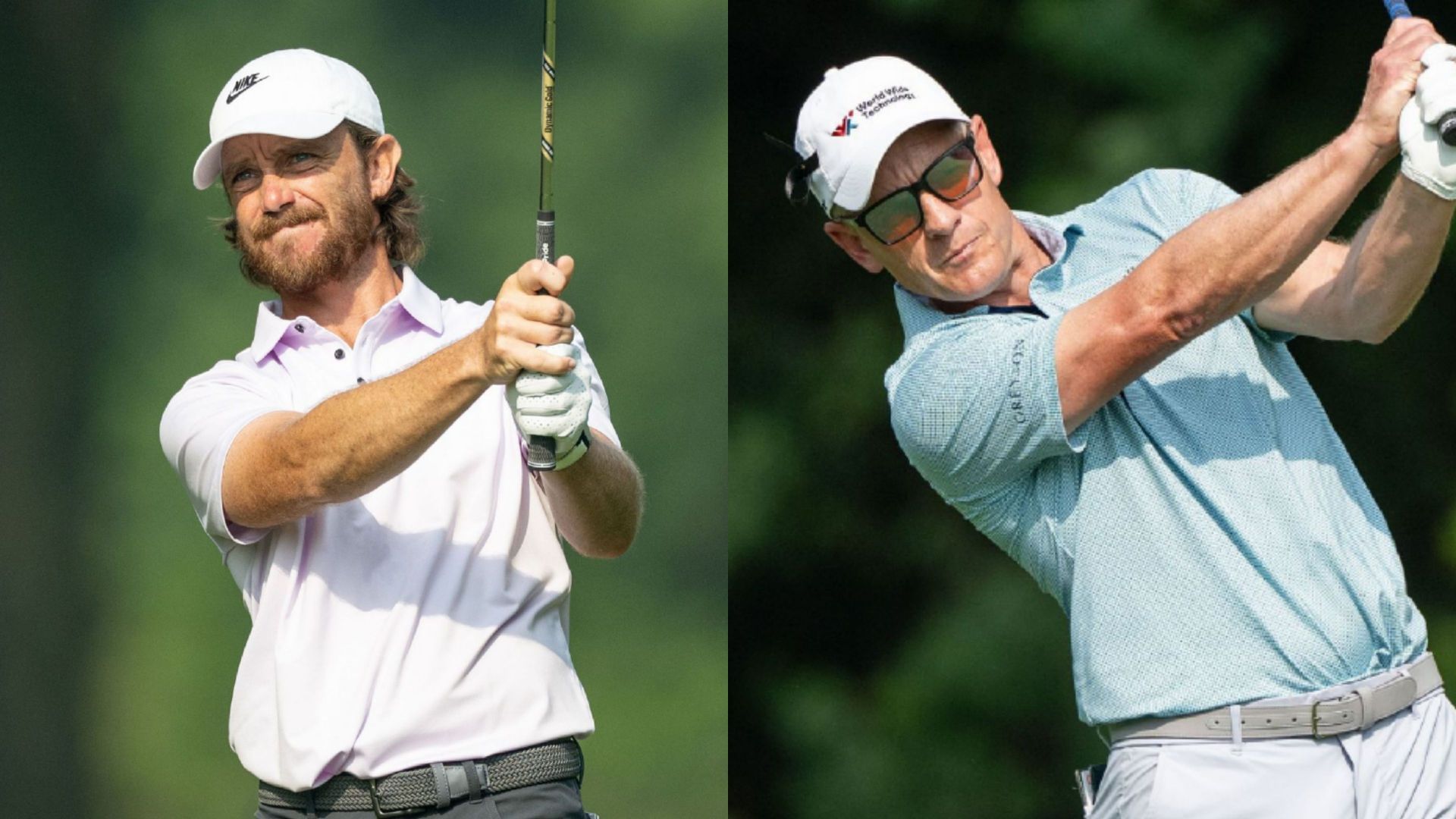 Tommy Fleetwood (on the left) and Luke Donald (on the right) / Source: Getty Images