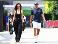 Carlos Sainz with girlfriend Rebecca Donaldson at the Singapore Grand Prix - Source: Getty