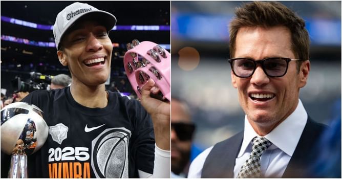 Tom Brady stamps approval of A'ja Wilson's 2nd WNBA finals MVP award with strong 1-word reaction after Aces sweep Mercury