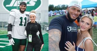 Jermaine Johnson's fiancée Hannah Brooke shares adorable belly bump transformation from week 16 to week 28 of pregnancy