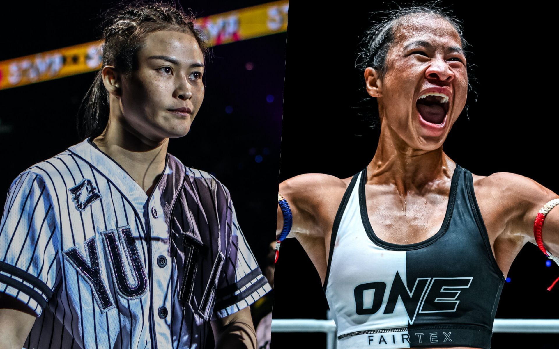 Stamp Fairtex (L) and Vero (R) | Photo by ONE Championship