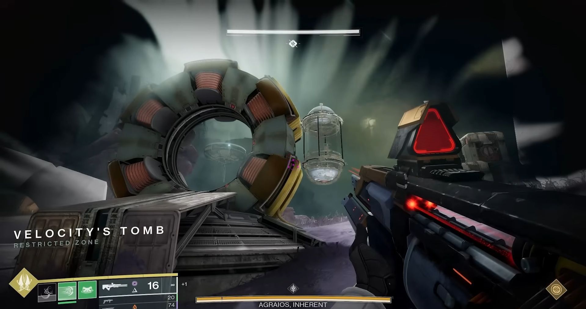 Flask attached to ring in Destiny 2 (Image via Bungie) 