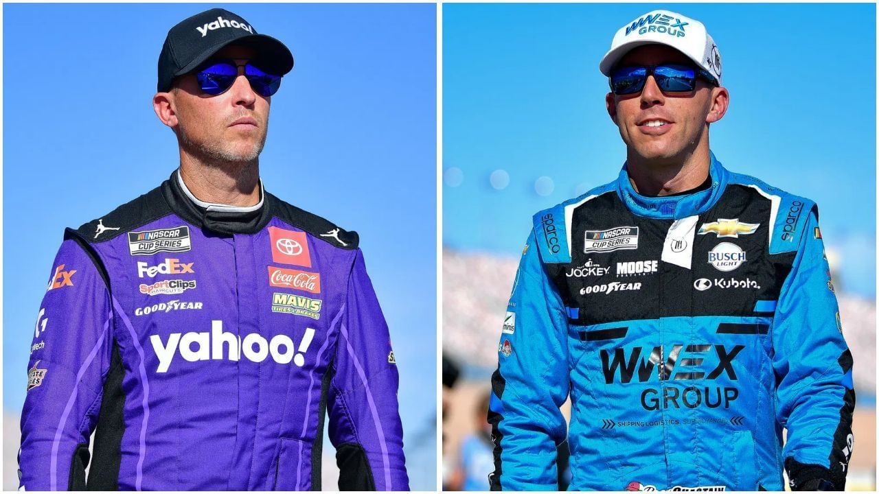 Denny Hamlin and Ross Chastain