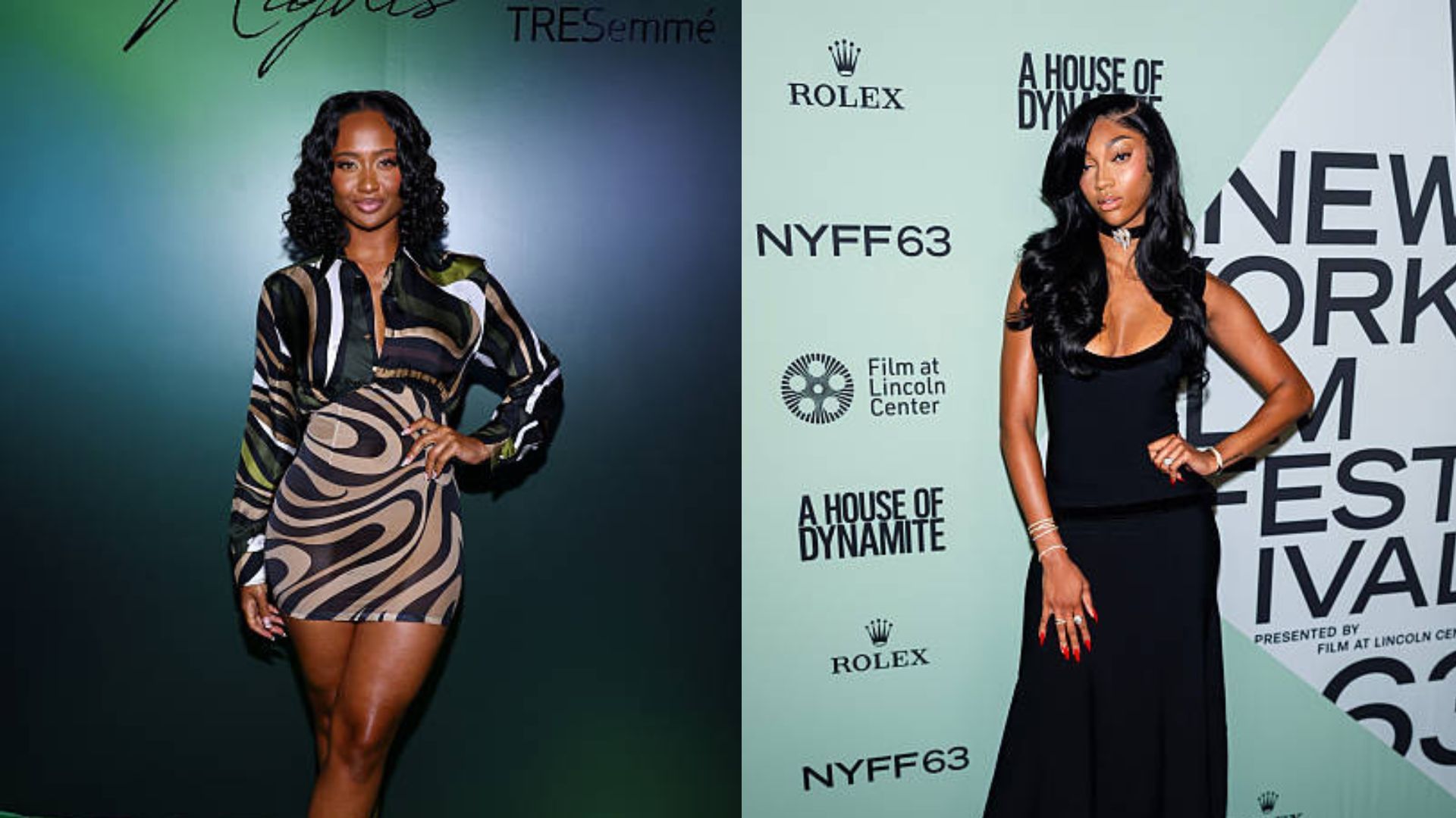 Angel Reese received a shoutout from Kayla Nicole after her walk on the runway. (Photos via Getty Images)