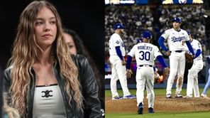 "Sydney Sweeney is cursing the Dodgers" - Fans buzz as 'Euphoria' actress steals the spotlight in retro shades at World Series Game 4