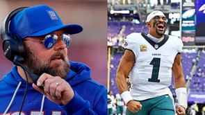 [WATCH] Giants HC Brian Daboll goes off after controversial Jalen Hurts fumble call