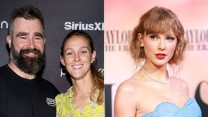 Kylie Kelce expresses mixed thoughts on Taylor Swift's song "Wood" about intimate life with Travis Kelce: "Do I need that much detail about my BIL?"