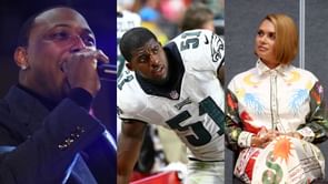 Emmanuel Acho cuts broadcast short after LeSean McCoy brings up ex-NFL LB's alleged fling with Joy Taylor in FS1 lawsuit