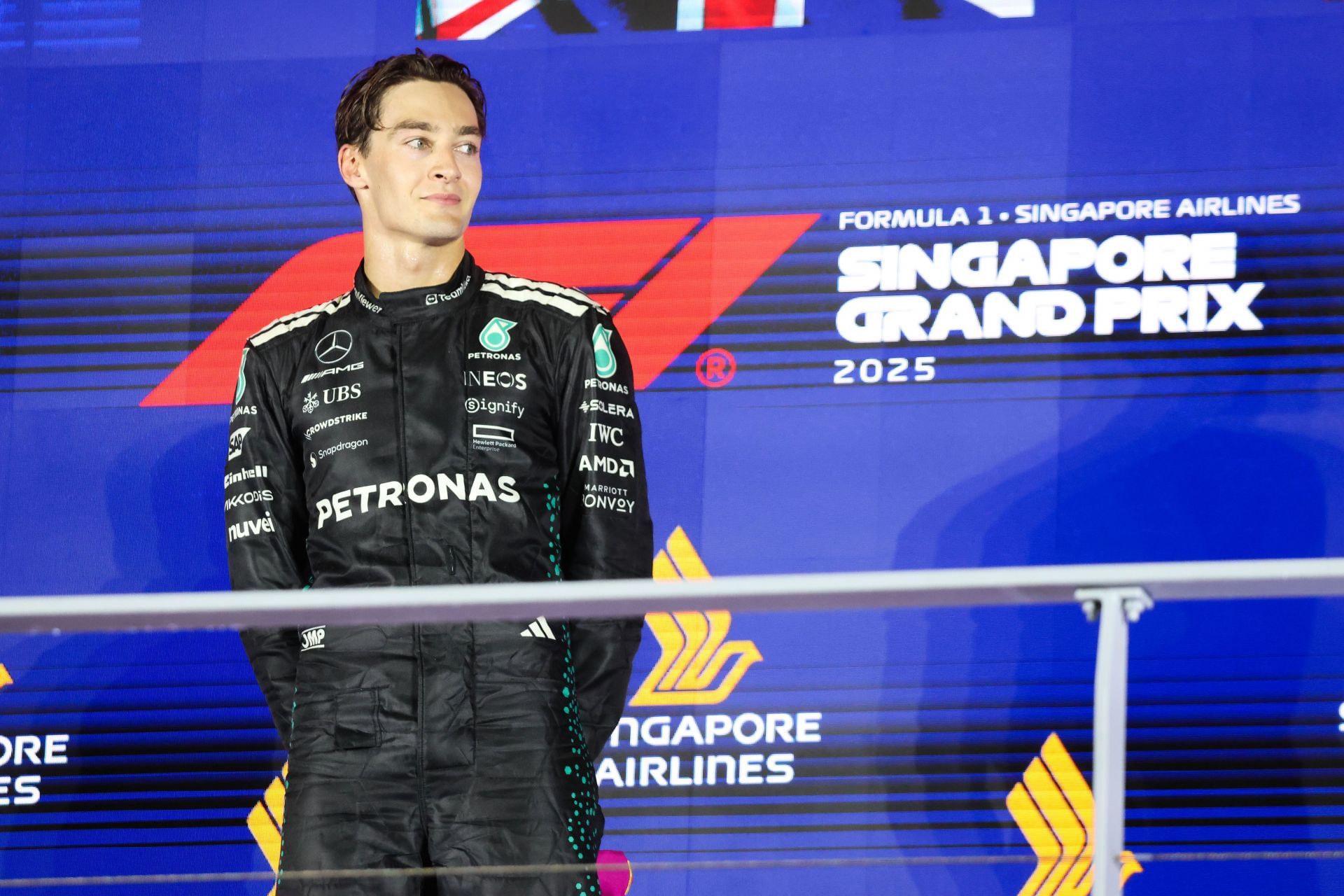 George Russell at the Singapore Grand Prix - Source: Getty