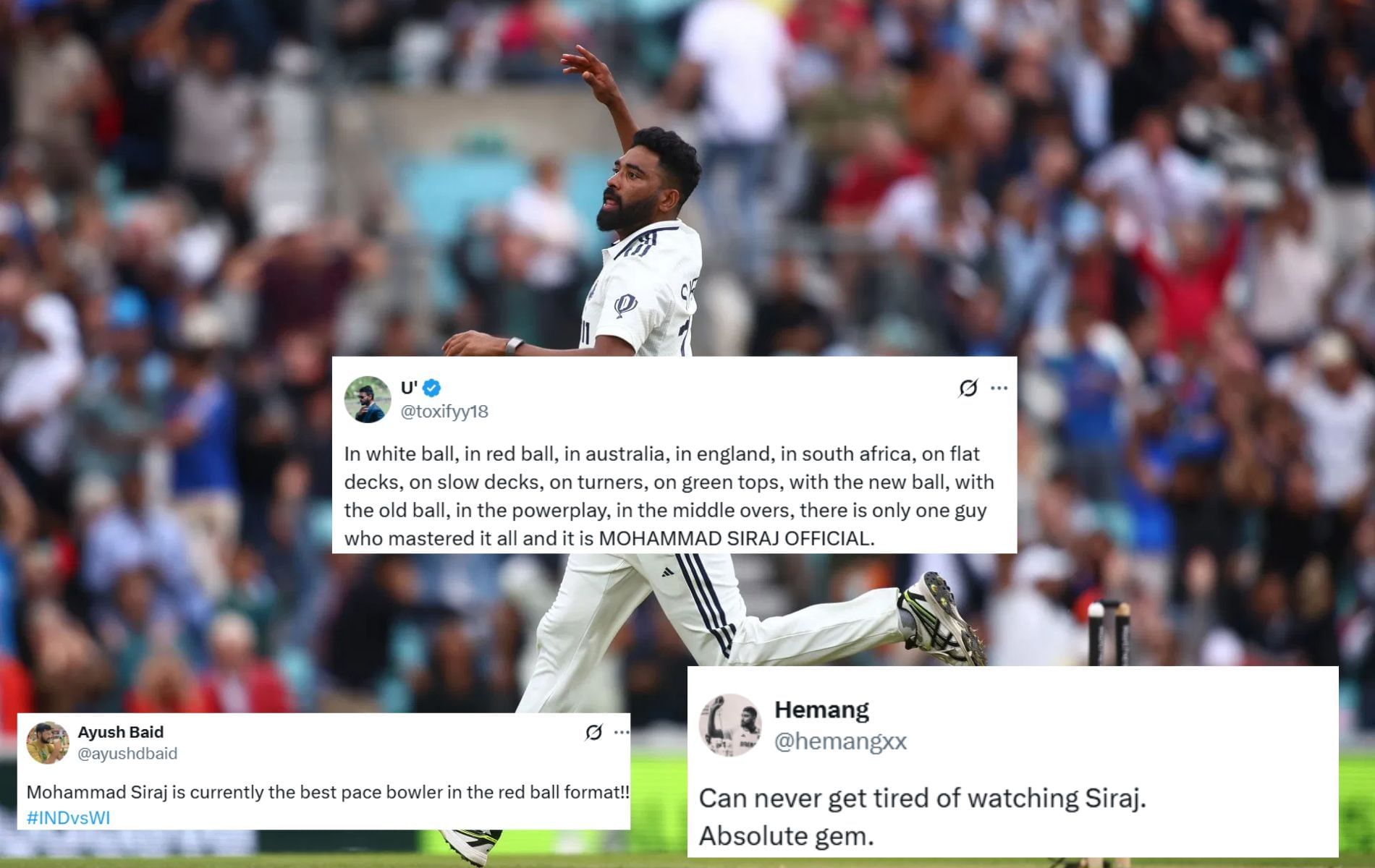 [Image credit: Getty, @hemangxx, @ayushdbaid, @toxifyy18 X handles]