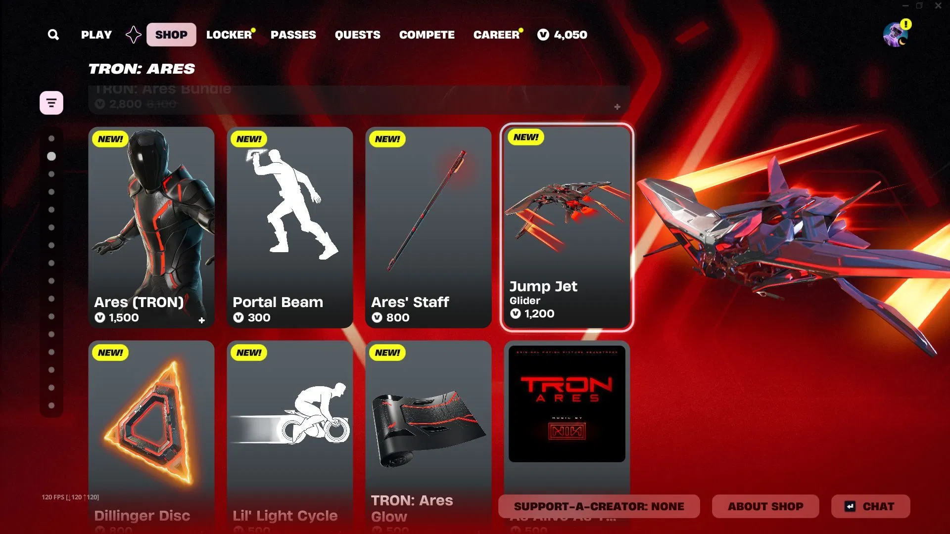 You can purchase the Tron skin in Fortnite separately as well (Image via Sportskeeda Gaming || Epic Games)