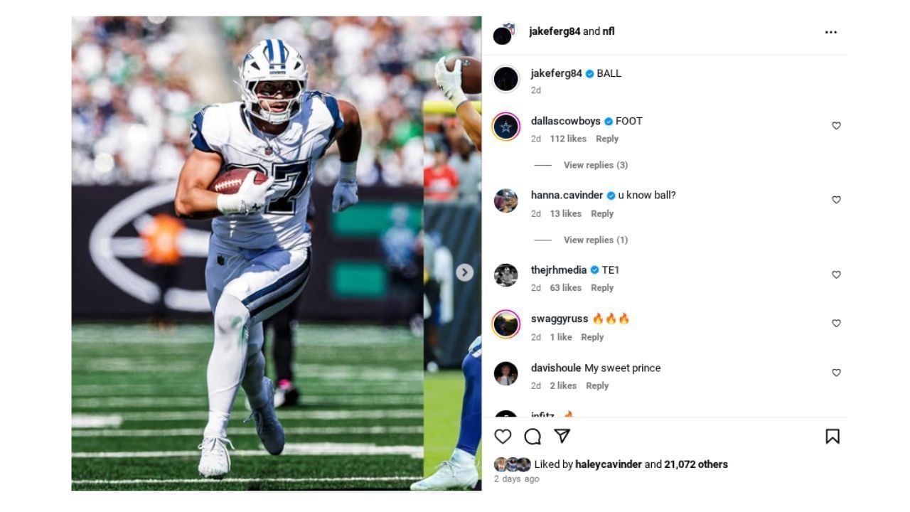 Source: (Via Instagram/ @jakeferg84)