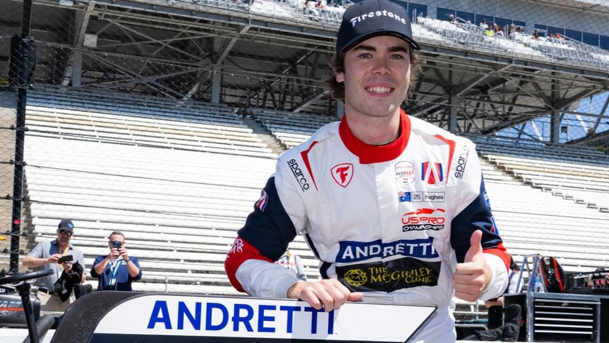 Andretti Global places its trust in Lochie Hughes as the next star in its IndyCar ladder