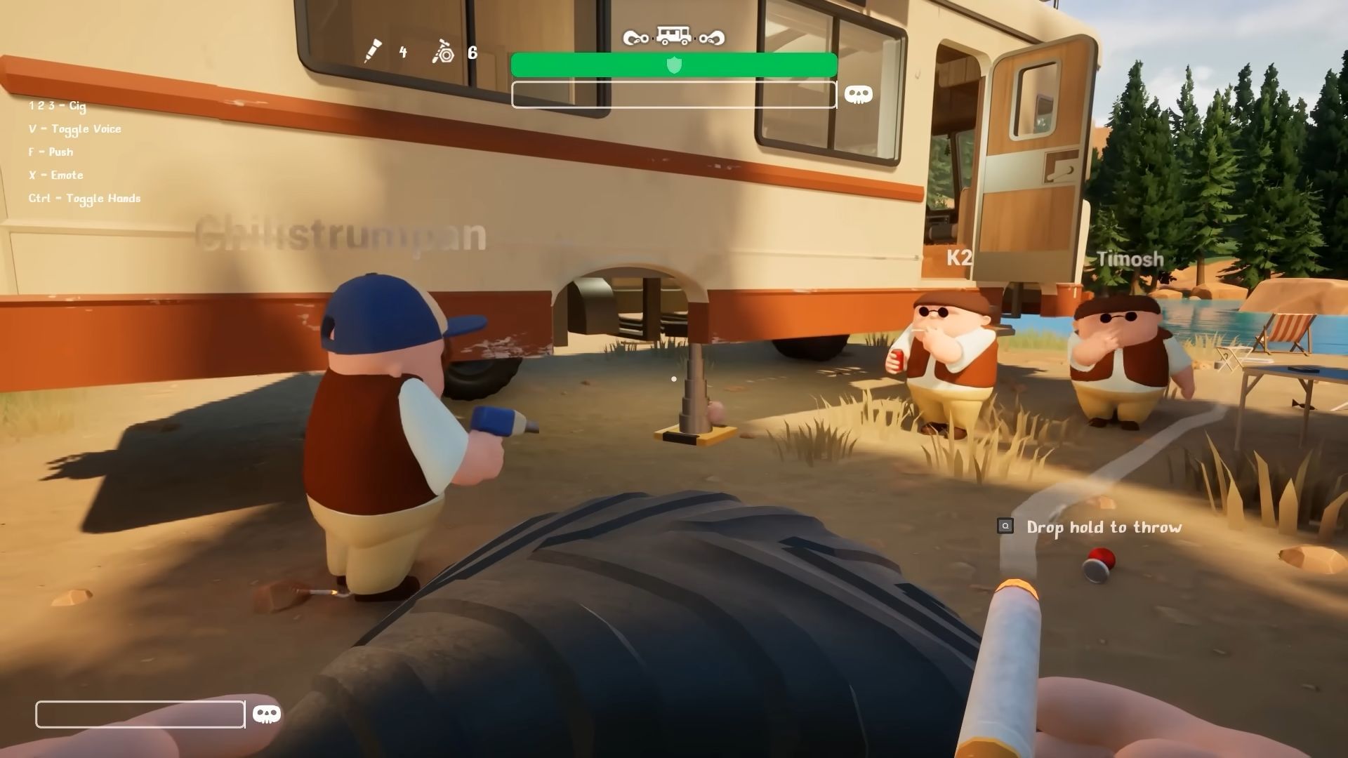 Using Power Pole in RV There Yet (Image via Nuggets Entertainment)