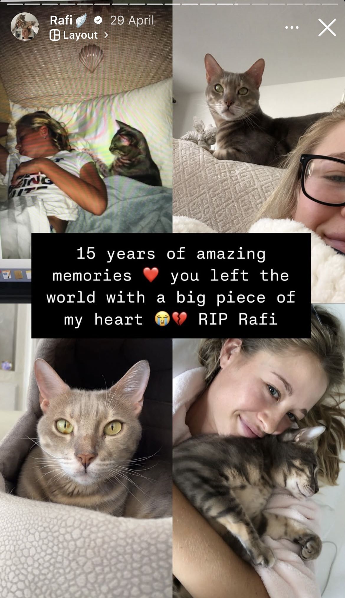 Still taken from Korda&rsquo;s Instagram story _ Source: Instagram/@nellykorda