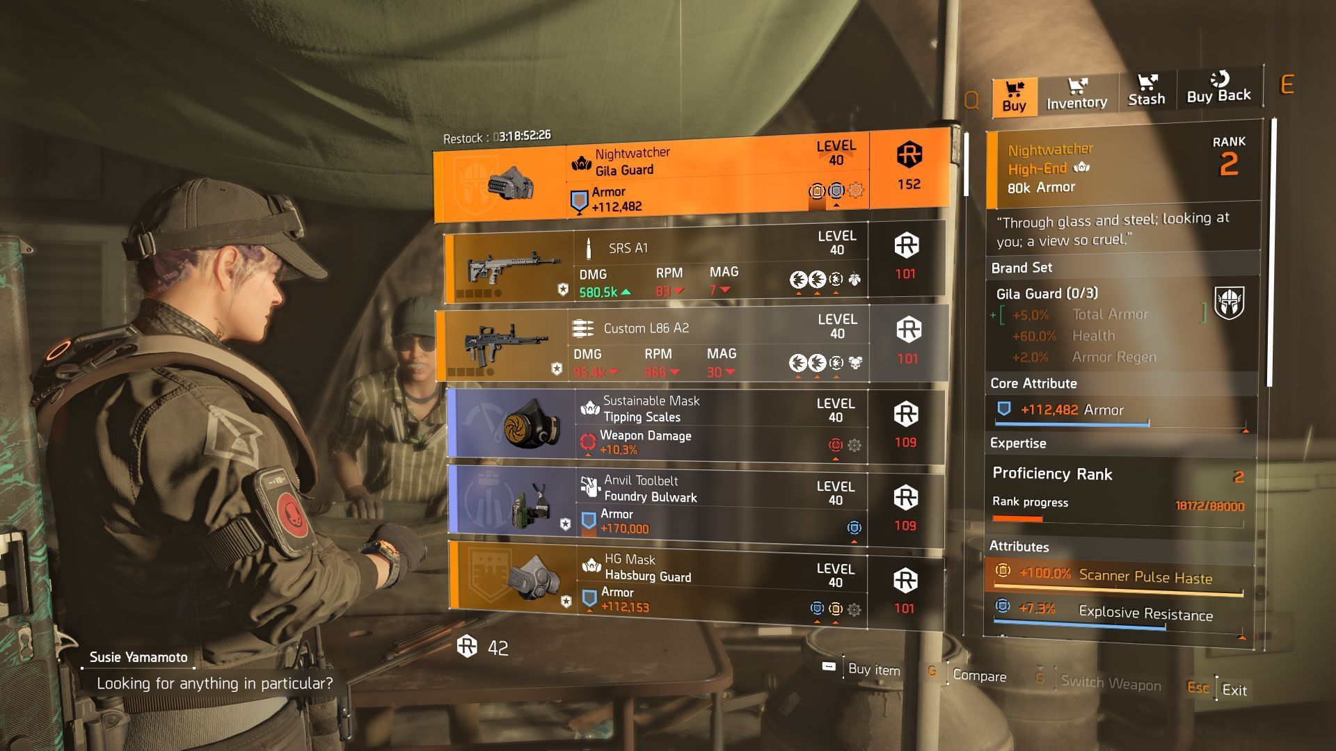 The Division 2 vendor at DZ East (Image via SK Gaming || Ubisoft)