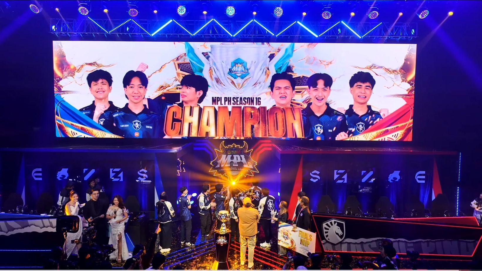 Team Liquid wins MPL Philippines S16 (Image via YouTube/MPL Philippines)
