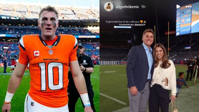 Bo Nix's wife Izzy beams with pride as she celebrates sideline moment with suited-up Broncos QB after 44–24 win over Cowboys