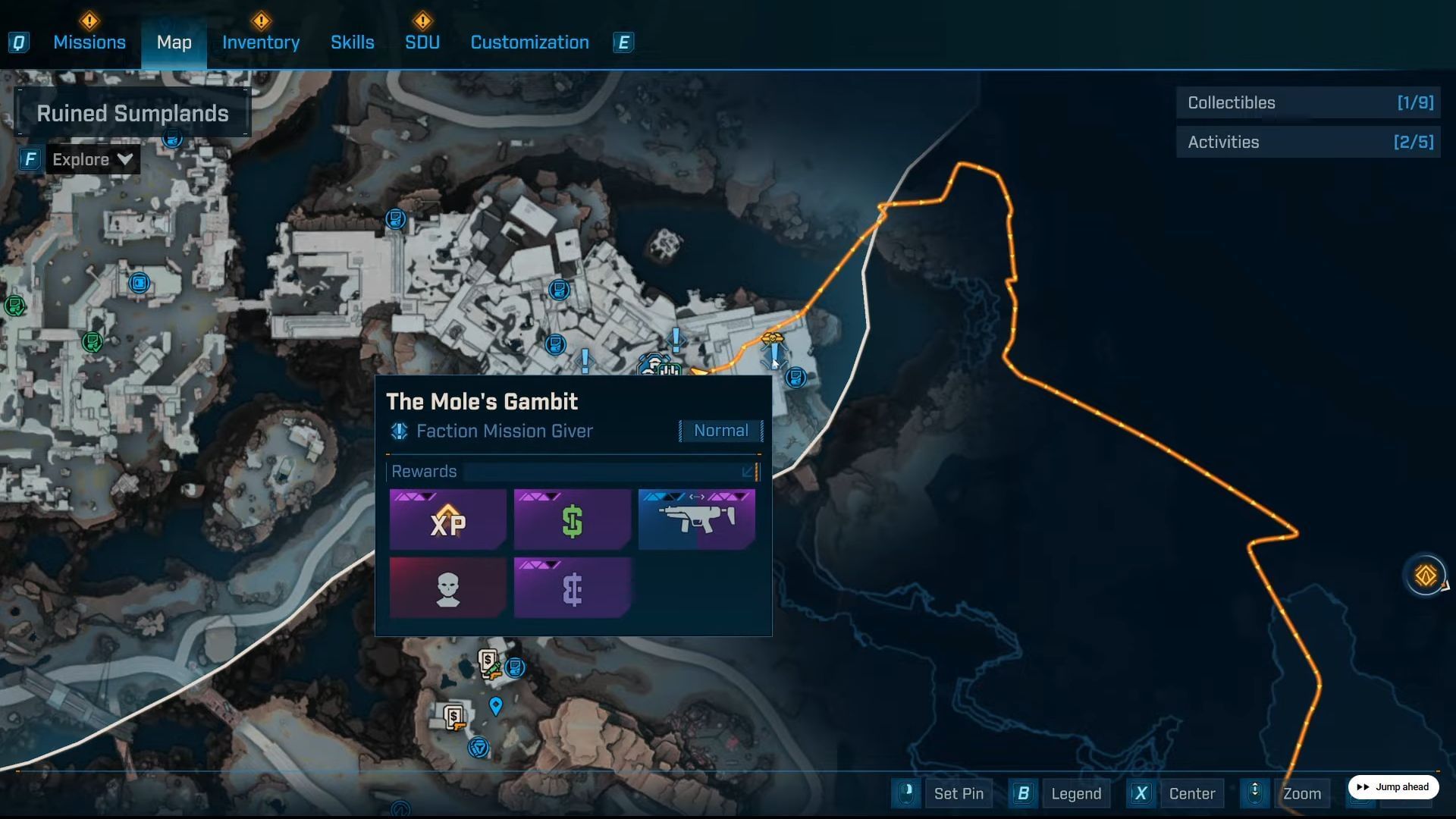 Location of Mole&rsquo;s Gambit in Borderlands 4 (Image via Youtube/@WoWQuest)