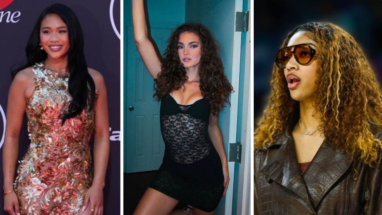 Model Avary Hutzelman shocked by massive hate storm over Angel Reese and Suni Lee Victoria&rsquo;s Secret comments (Photos: IMAGN and Instagram @avary.hutzelman)