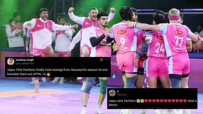 "Revenge sweetly taken" - Fans react as Jaipur Pink Panthers knock defending champions Haryana Steelers out in Pro Kabaddi 2025 Playoffs