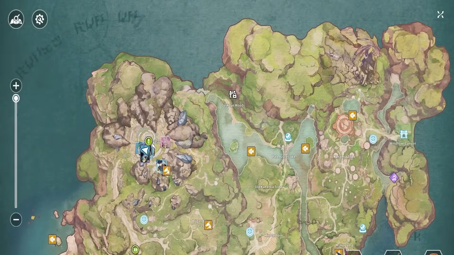 Map location of Void monsters (Image via A Plus)