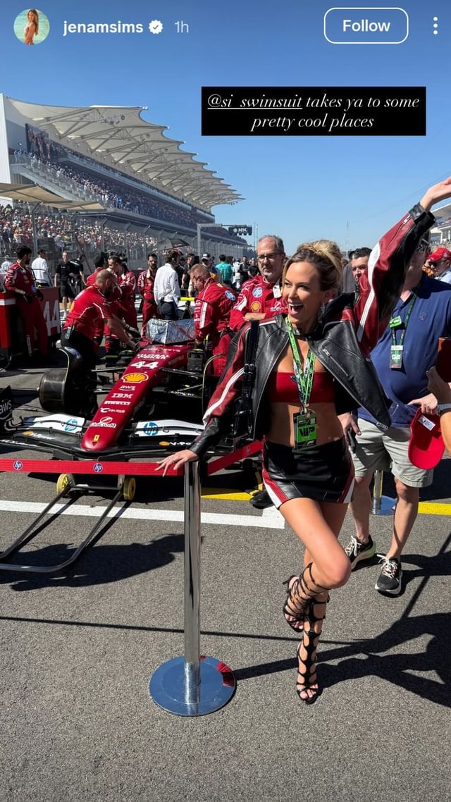 Screenshot of Jena Sims' Instagram Story - Source - @jenamsims on Instagram