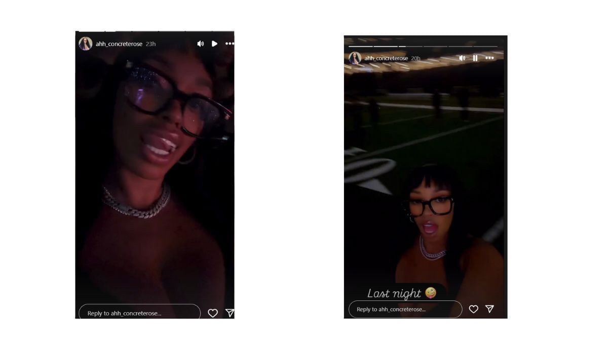 Zion Williamson&#039;s girlfriend Ahkeema shares glimpses of her night at the NBA YoungBoy concert (Source: Ahkeema/IG)