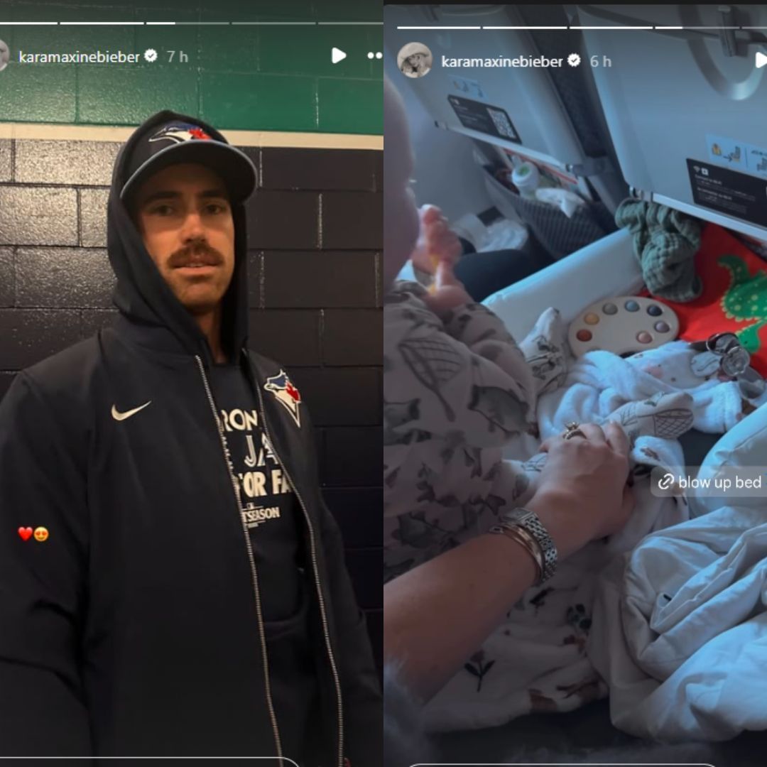 Shane Bieber&rsquo;s wife, Kara, shared stories.(karamaxinebieber/Instagram)