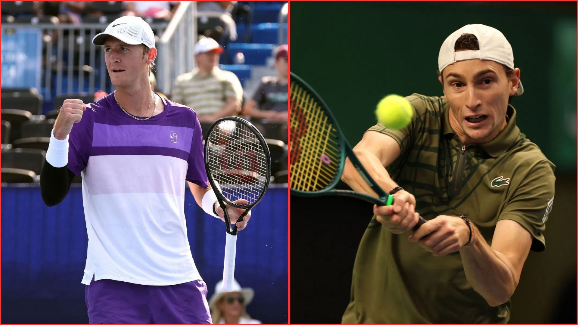 Sebastian Korda (L) Ugo Humbert (R) | Getty