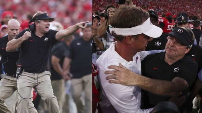 "He gave me some Hot Yoga tickets": Kirby Smart takes cheeky dig at Lane Kiffin after Ole Miss HC trolled him over his weight