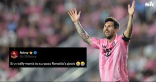 "Bro really wants to surpass Ronaldo's goals", "1000 goals secured" - Fans react as Lionel Messi signs contract extension with Inter Miami