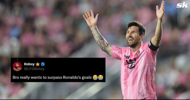 "Bro really wants to surpass Ronaldo's goals", "1000 goals secured" - Fans react as Lionel Messi signs contract extension with Inter Miami