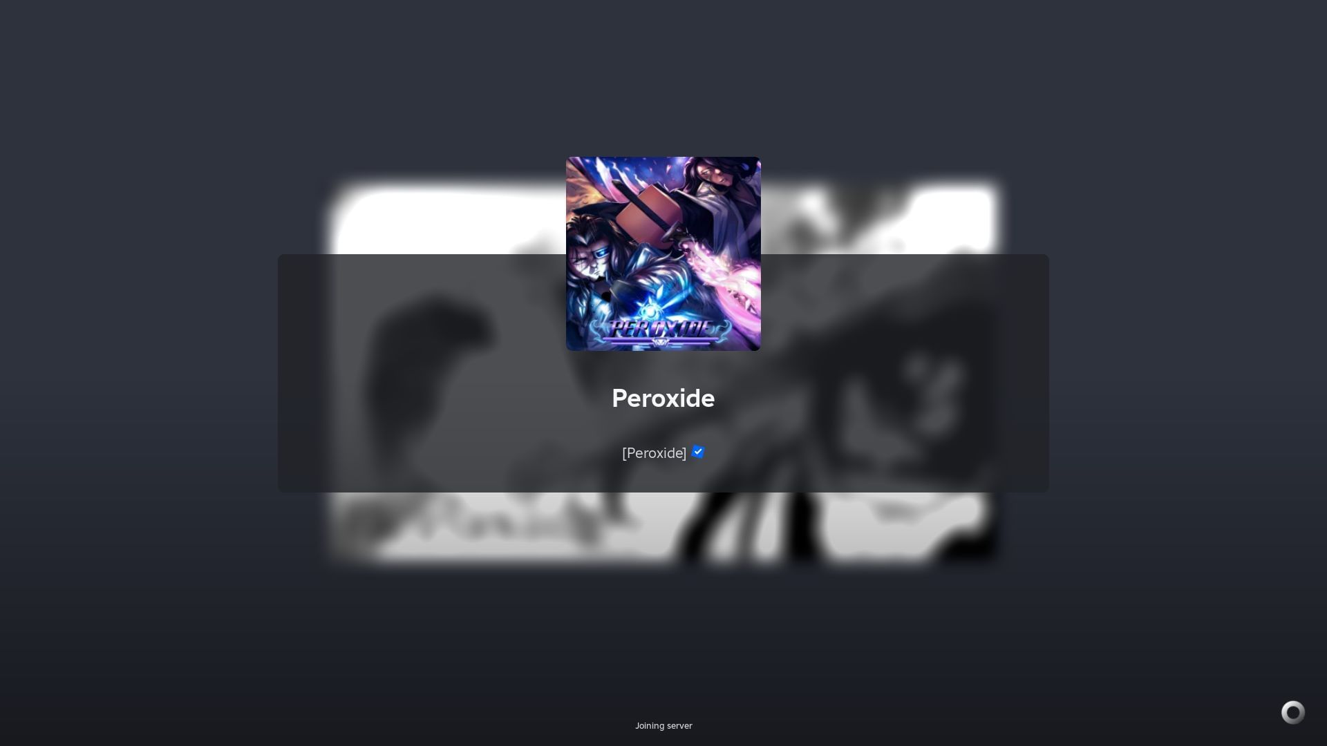 Roblox Peroxide