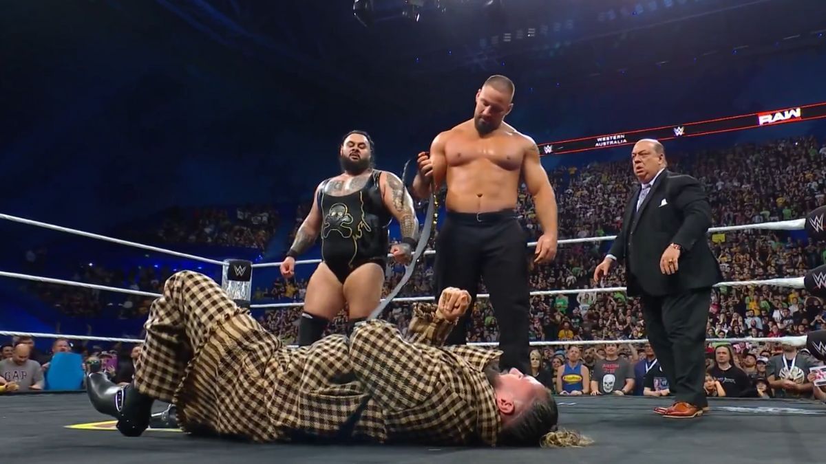 The Vision has turned on Seth Rollins! (Image via WWE on X]